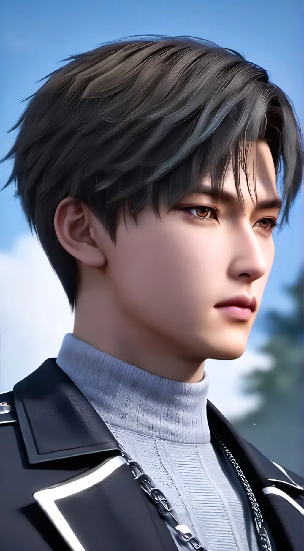 ai character: Ethan  background