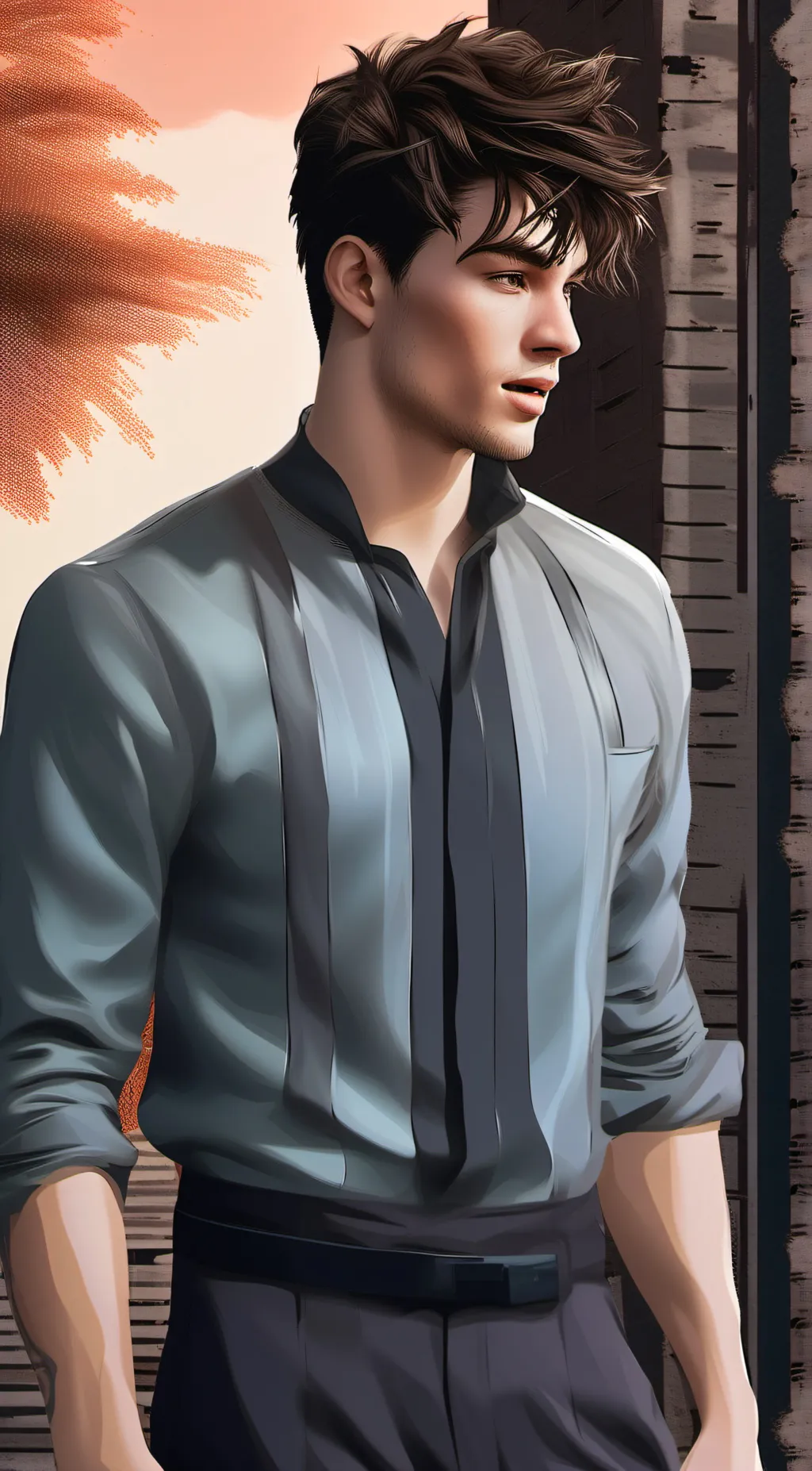 ai character: austin background