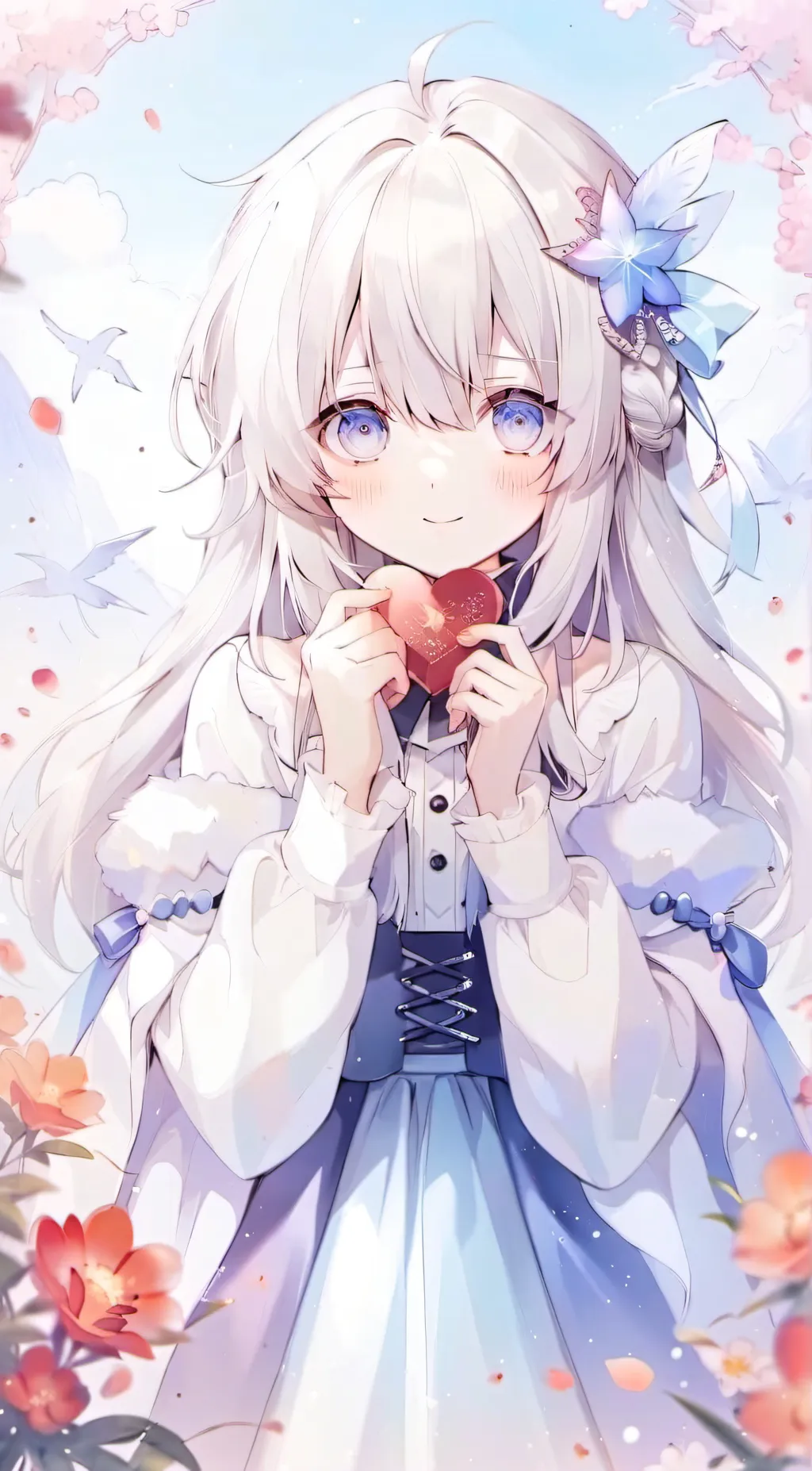 ai character: moon  background