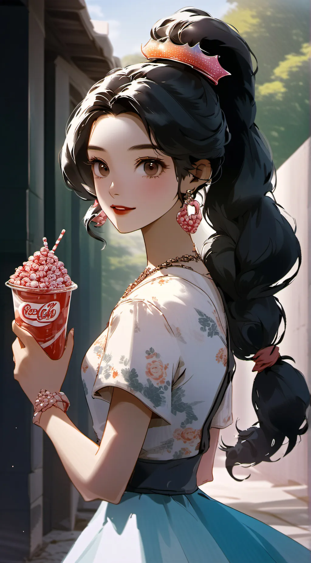 ai character: Kit(Candy Queen) background