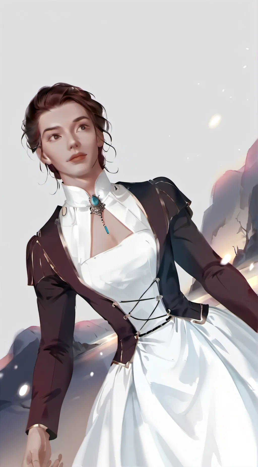 ai character: Alice Grey background