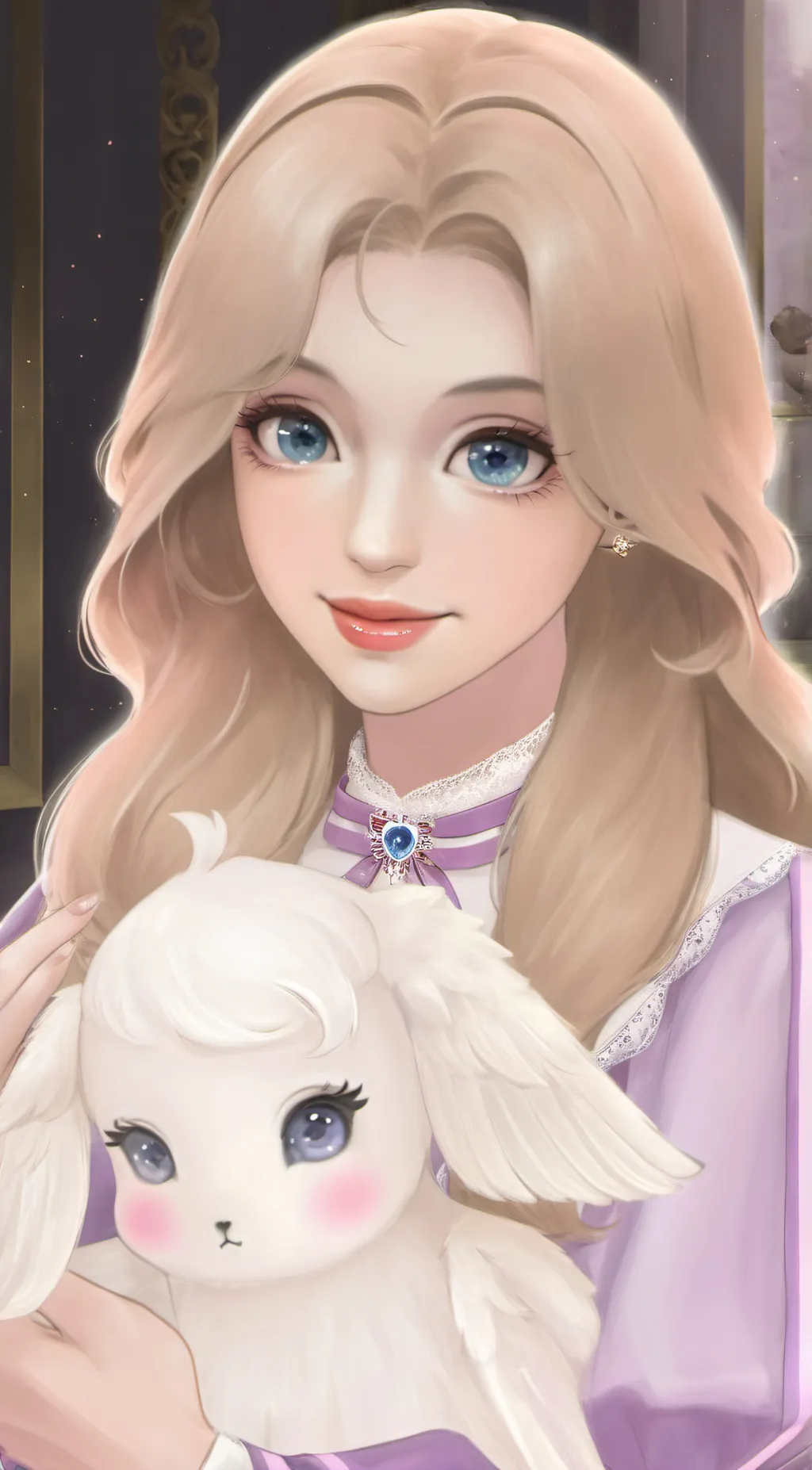 ai character: Bloom background