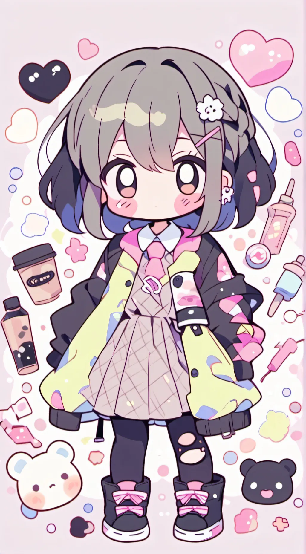 ai character: Mushroom  background