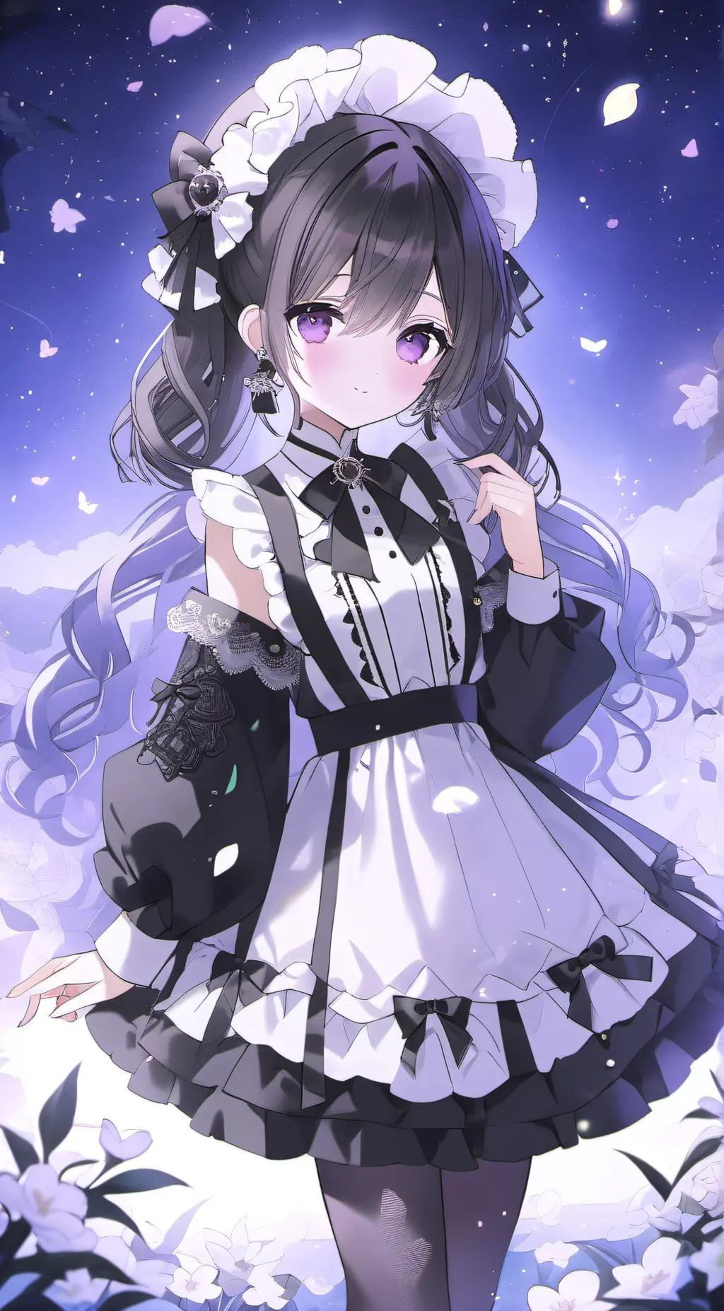 ai character: Moon background