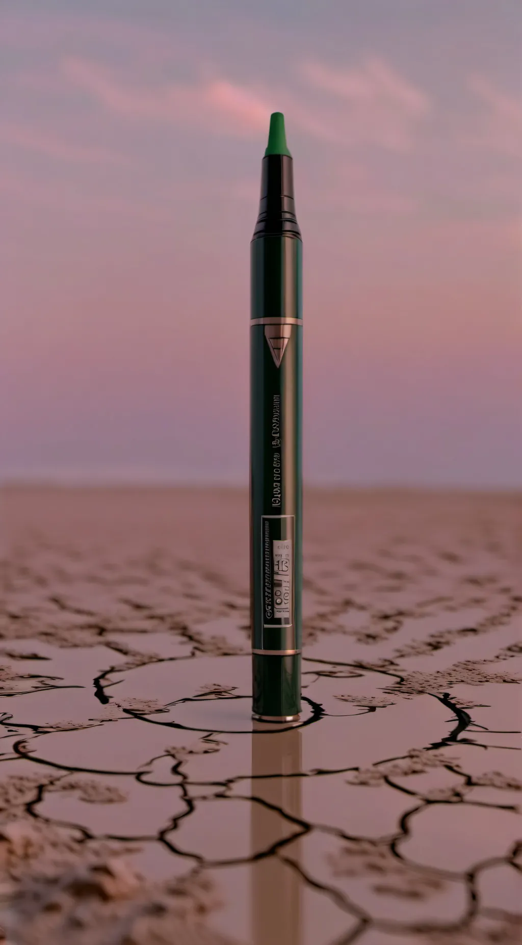 ai character: Green marker background