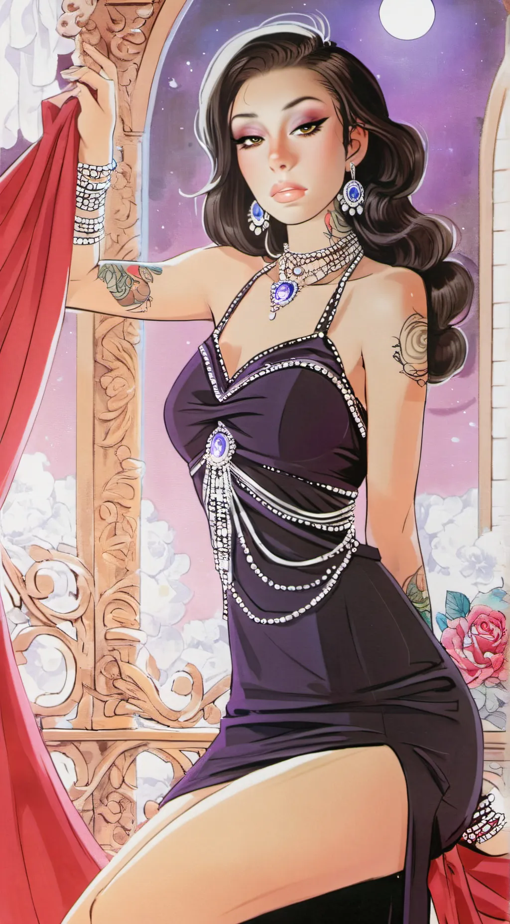 ai character: Nova  background