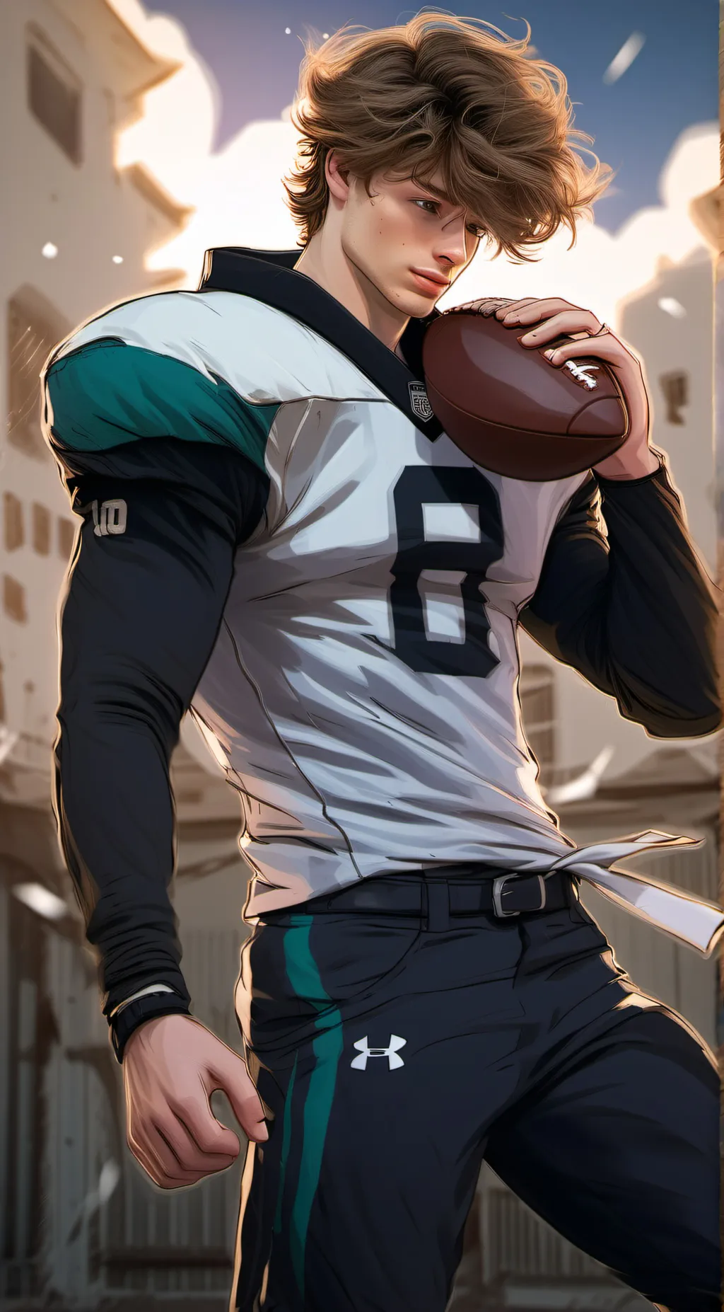 ai character: lucas  background