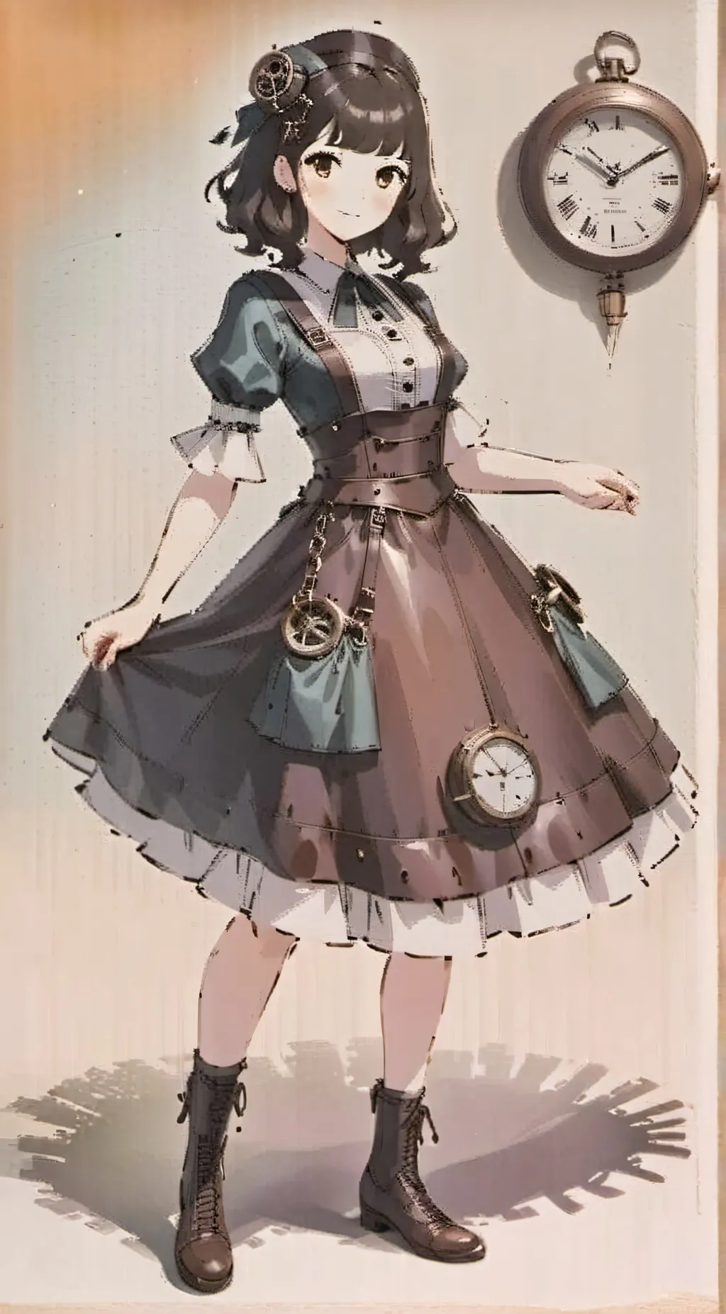 ai character: sunae background