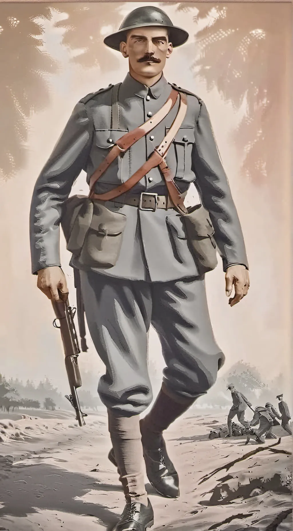 ai character: SSGT. David Harris background