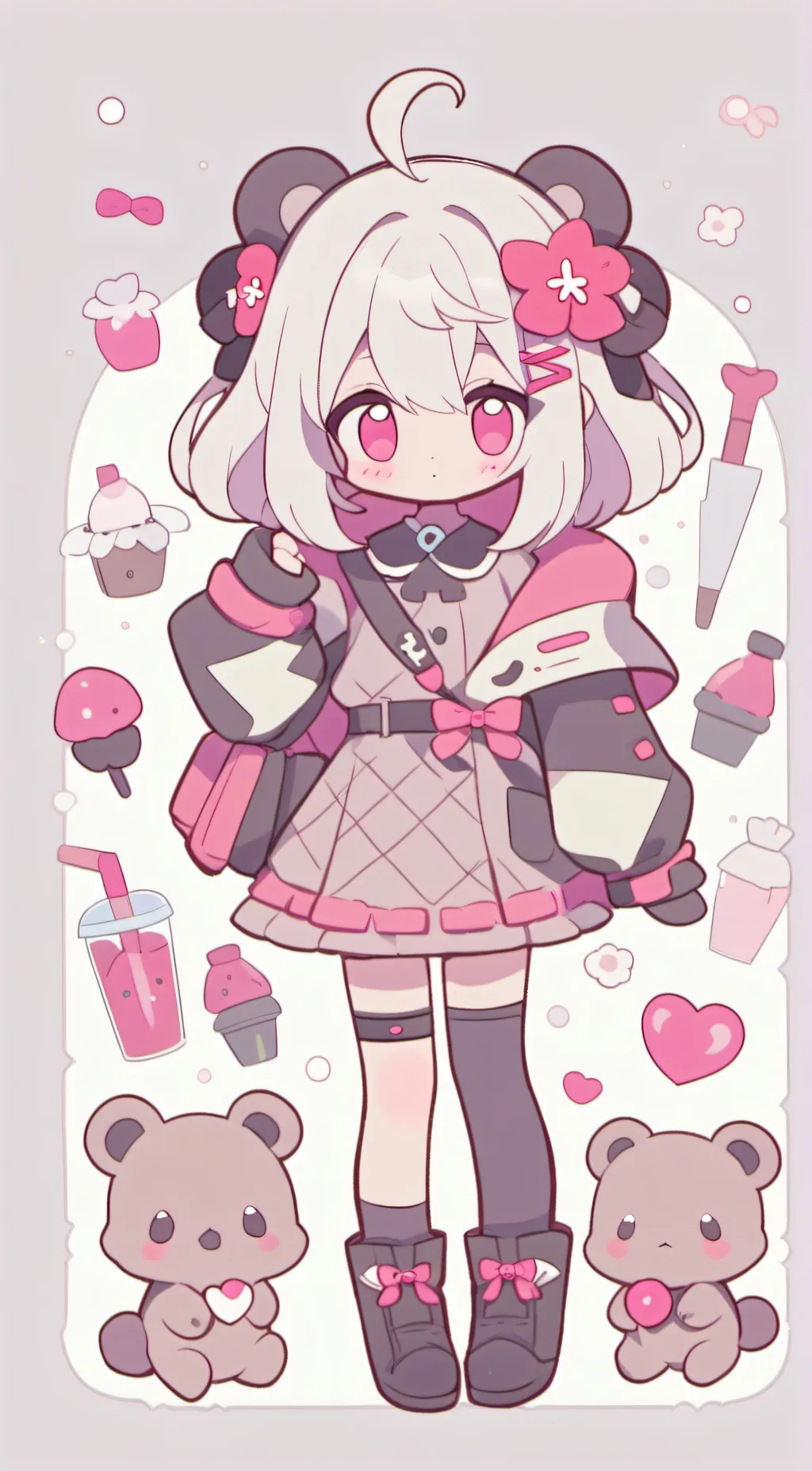 ai character: rose 🌹  background