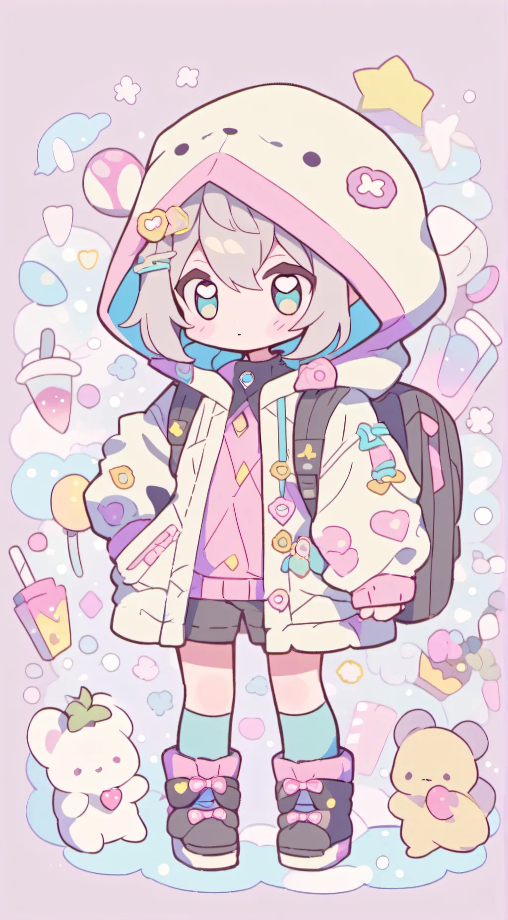 ai character: Ashley background