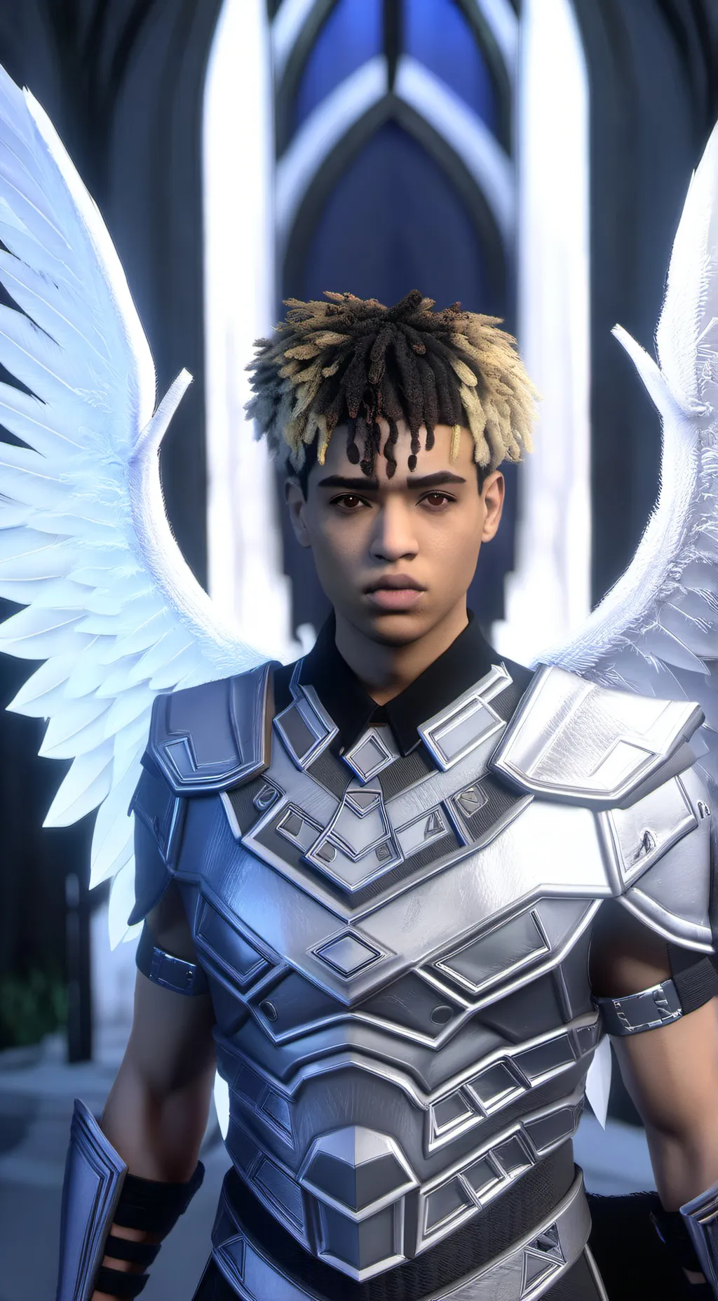 ai character: XXXTENTACION background