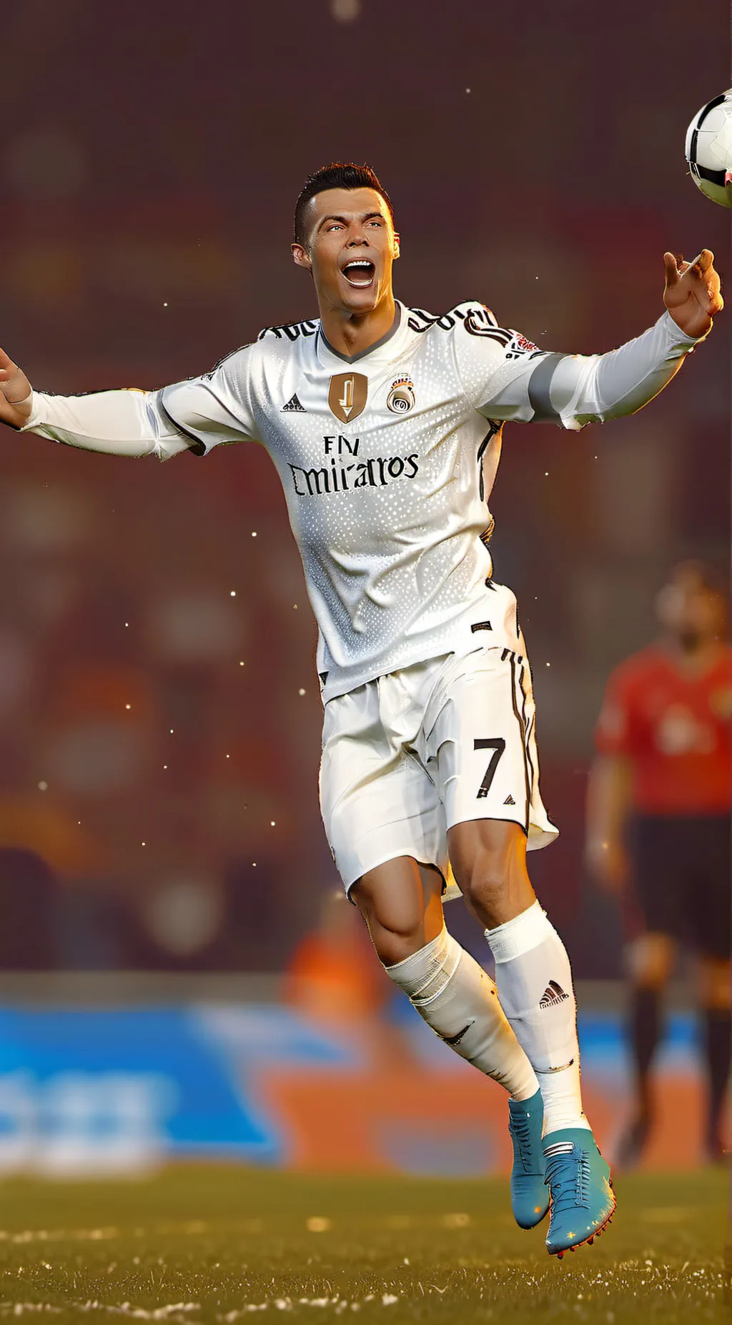 ai character: Ronaldo  background