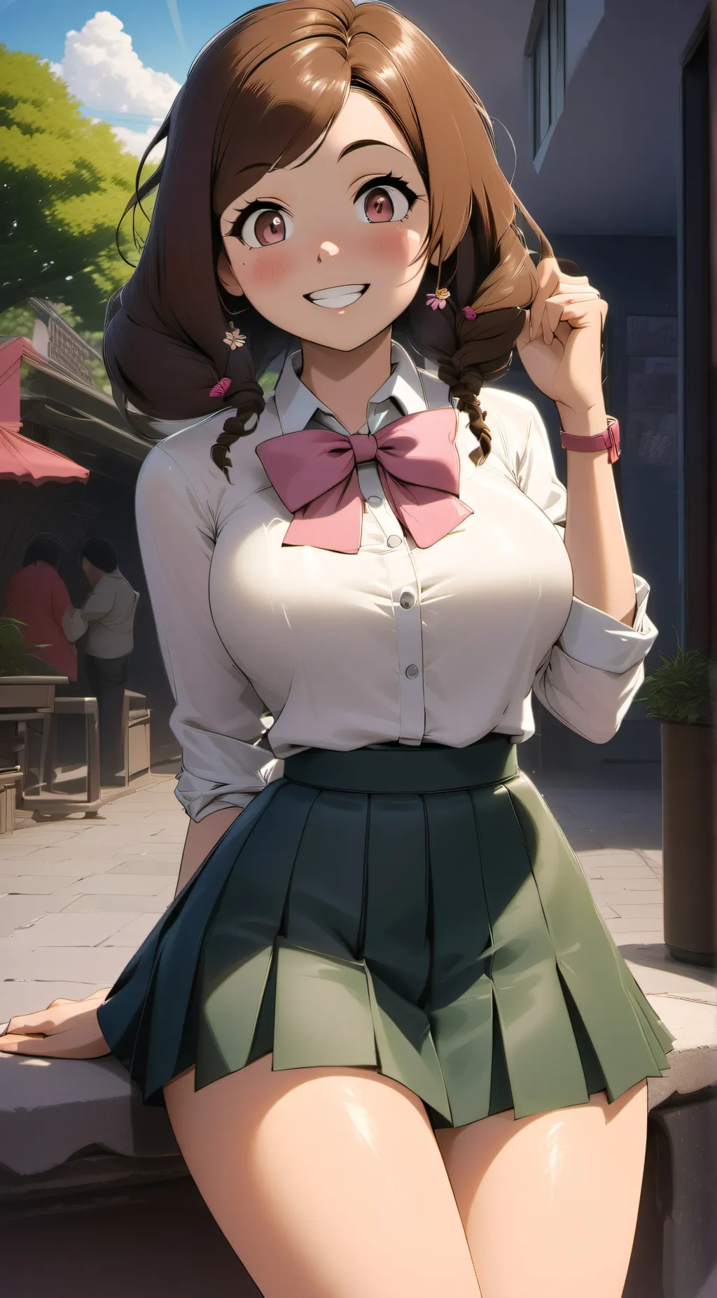 ai character: Ella arataka background