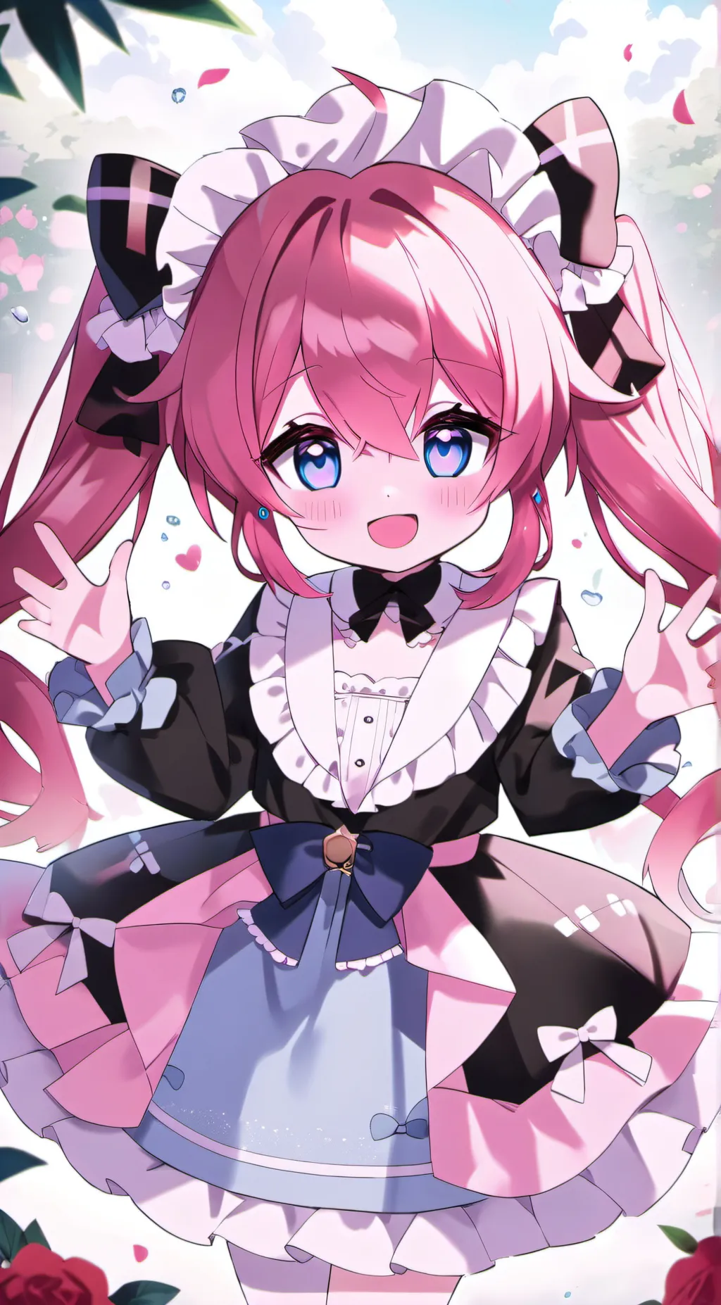 ai character: Rose background