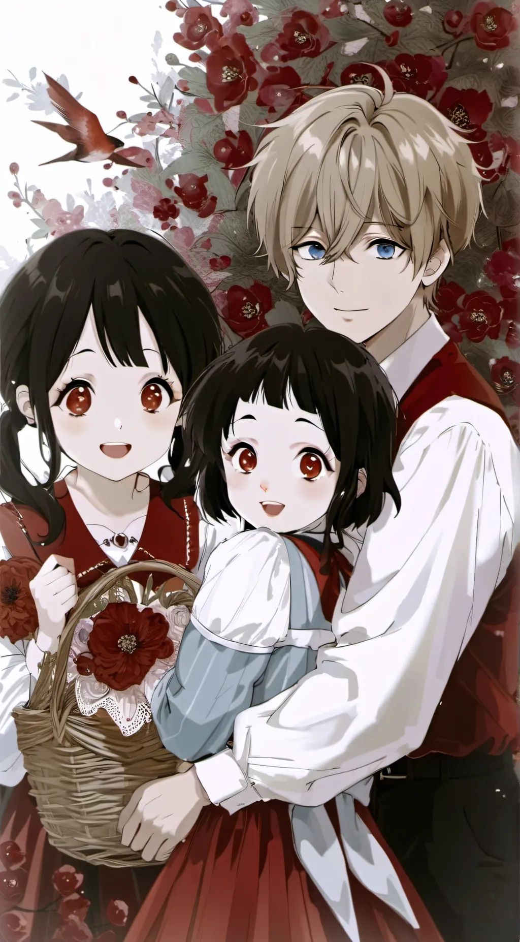 ai character: Josh, Ali and Heay background