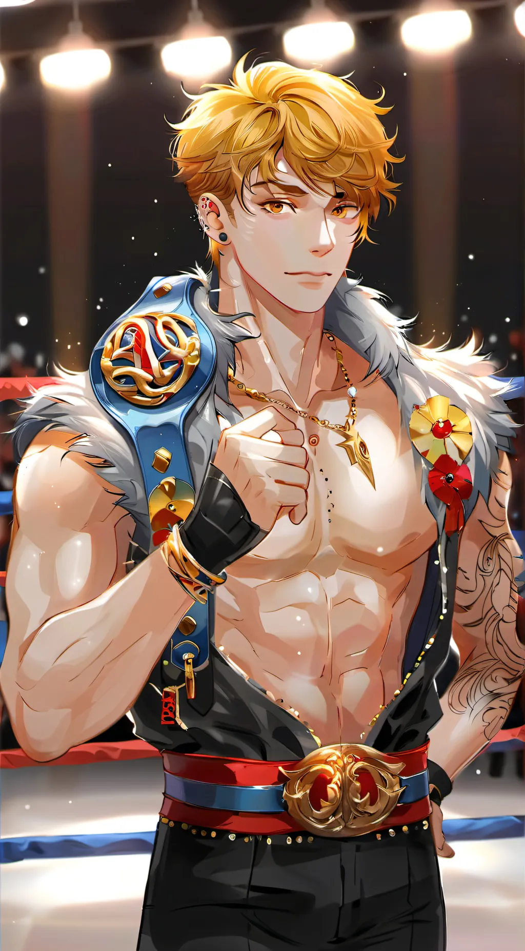 ai character: will ospreay  background