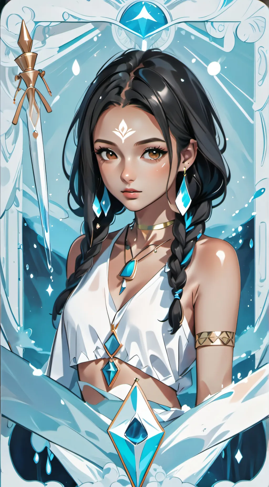 ai character: Summer background