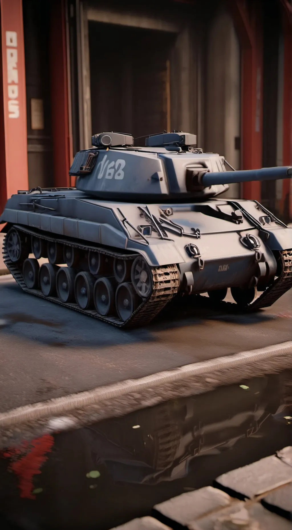 ai character: m22 tank background