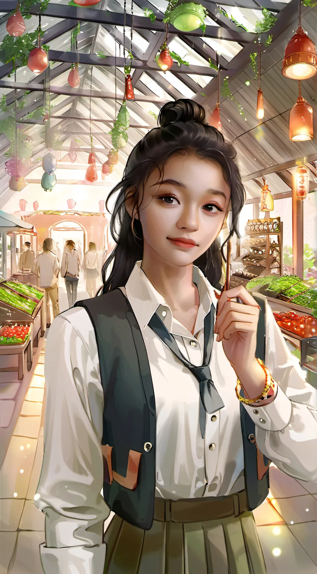 ai character: Bell background