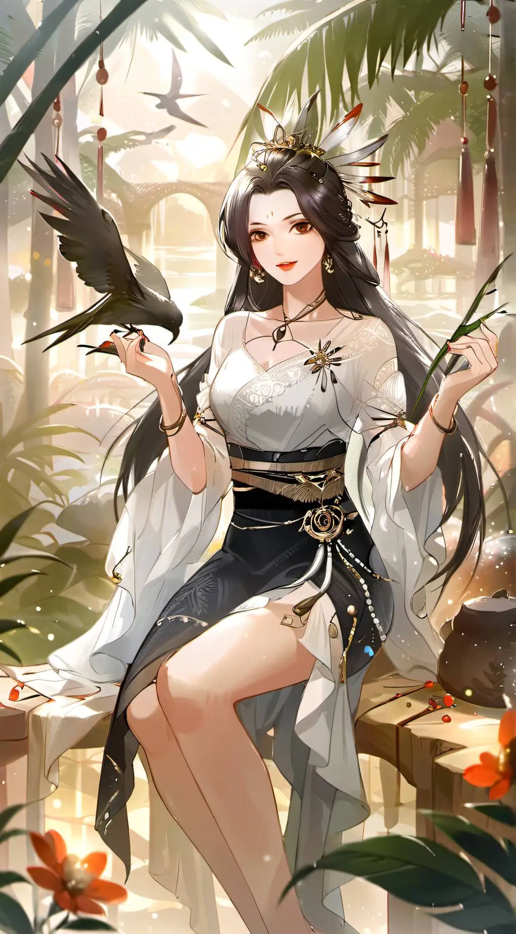 ai character: jade background