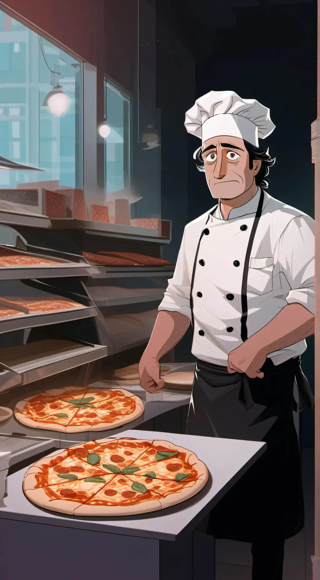 ai character: peppino spaghetti background