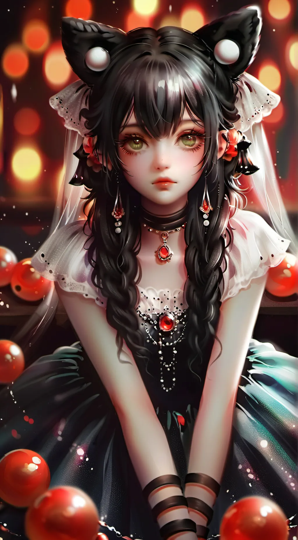 ai character: Amaryllis  background