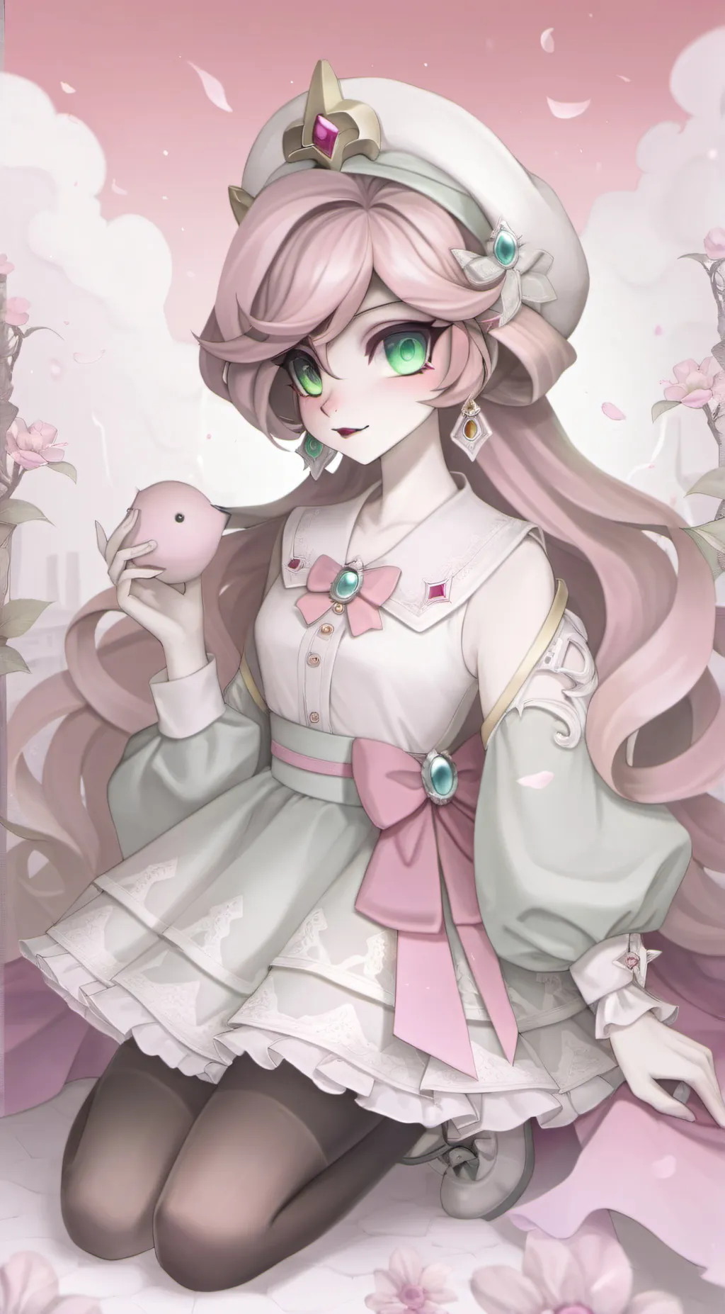 ai character: Pinkamena  background