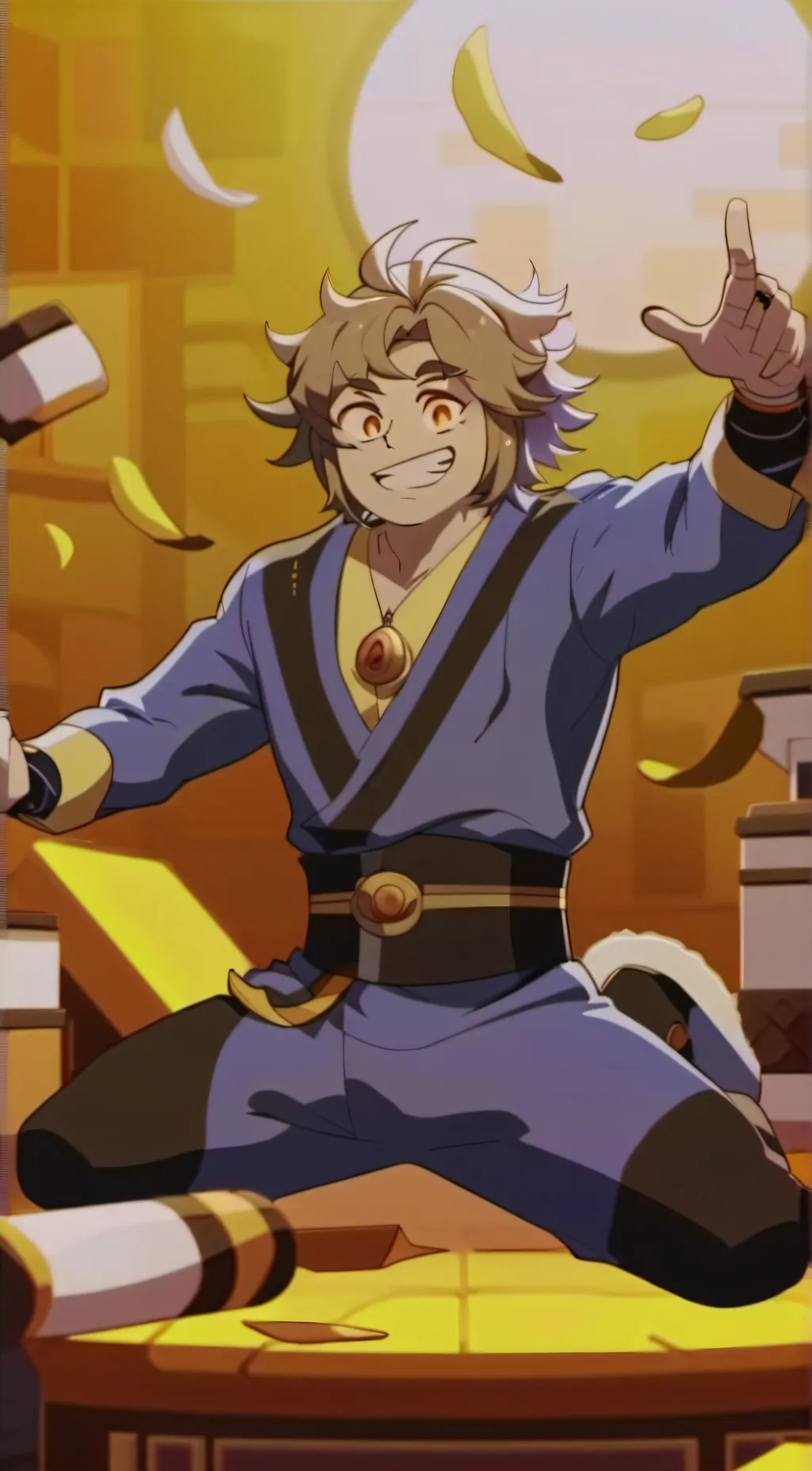 ai character: Lego Monkey Kid background