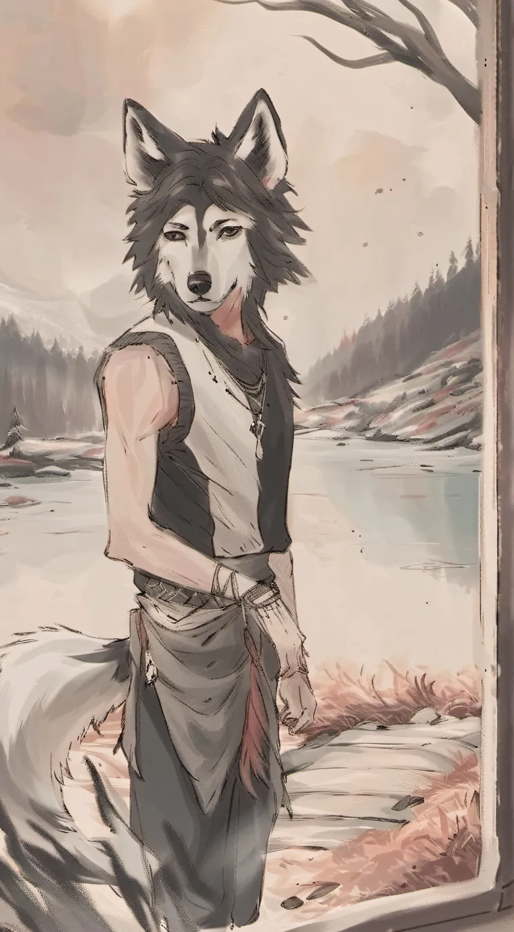 ai character: kira background