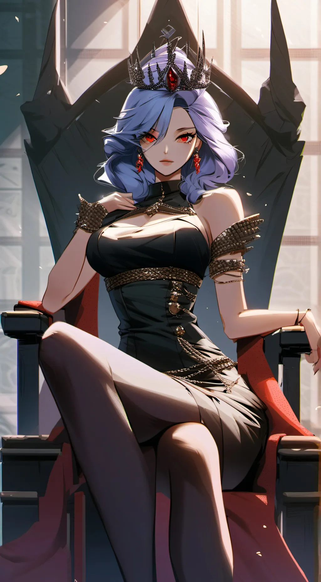 ai character: queen Alexa background