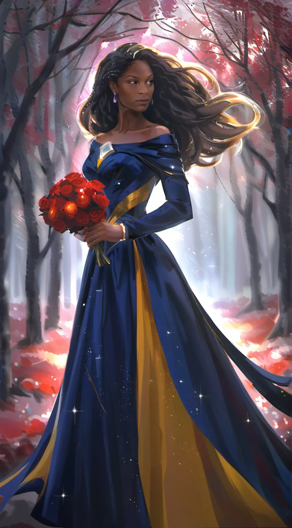 ai character: Mariah Morgan  background