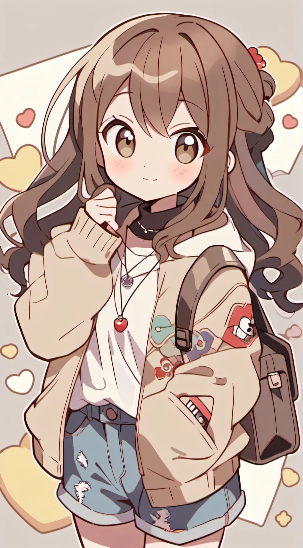 ai character: Luna background