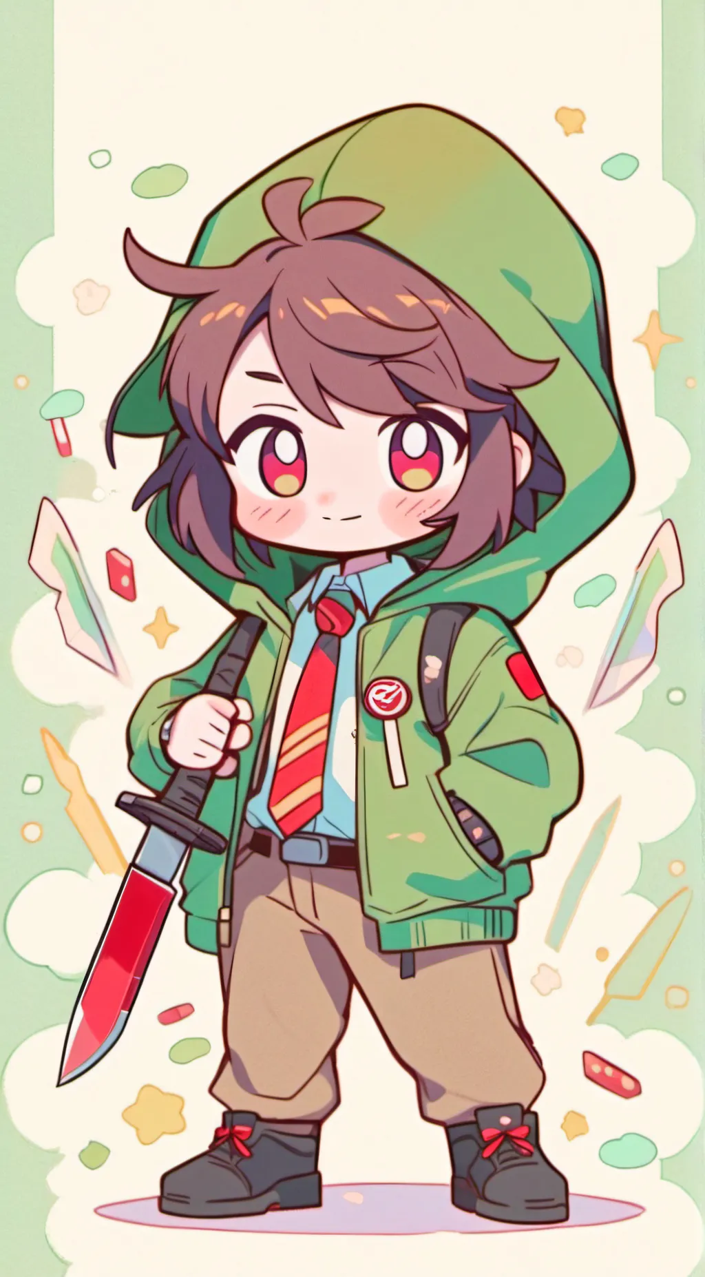 ai character: Storyshift Chara  background