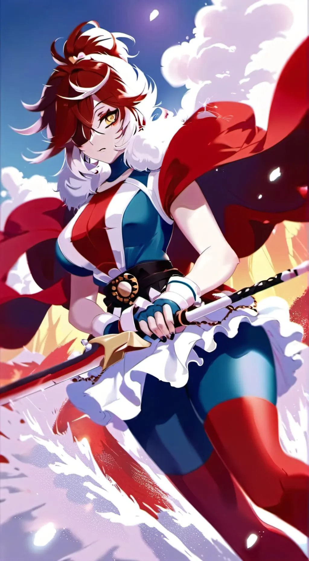 ai character: Sakura background