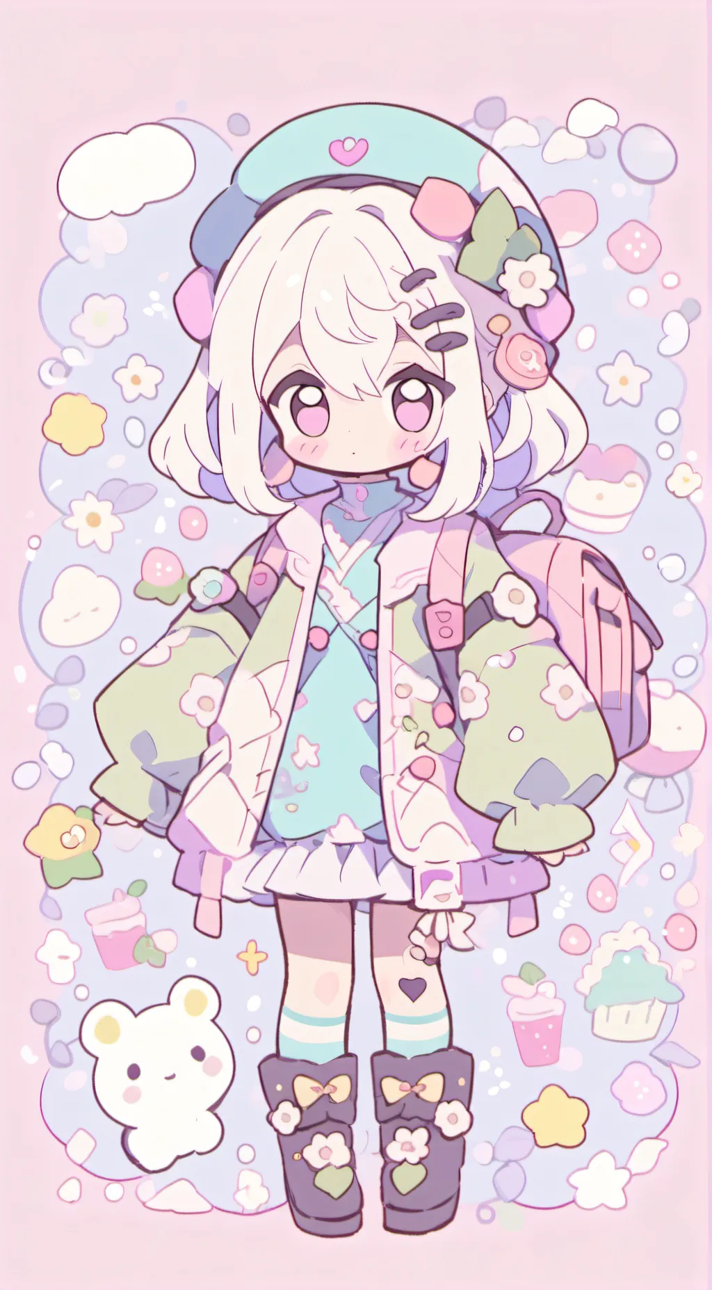 ai character: Lily background