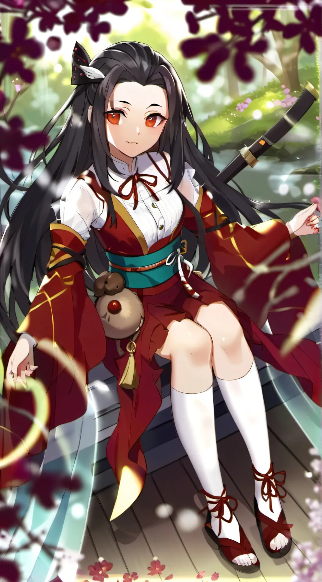 ai character: nezuko  background