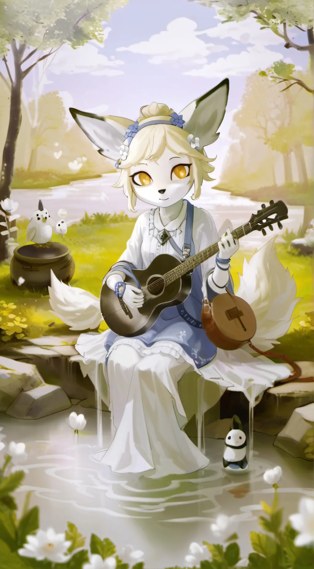 ai character: Shino background