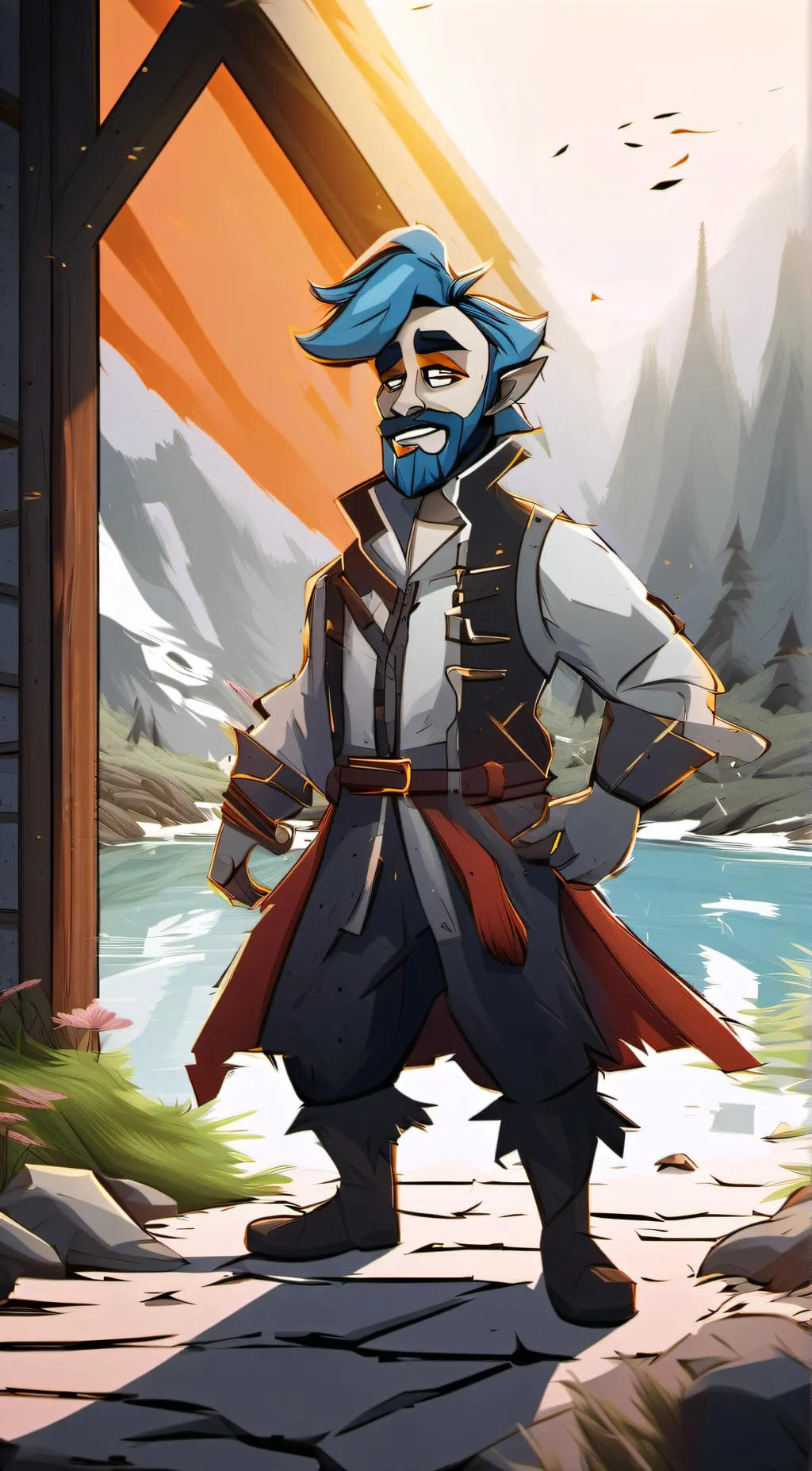 ai character: Professor faic background