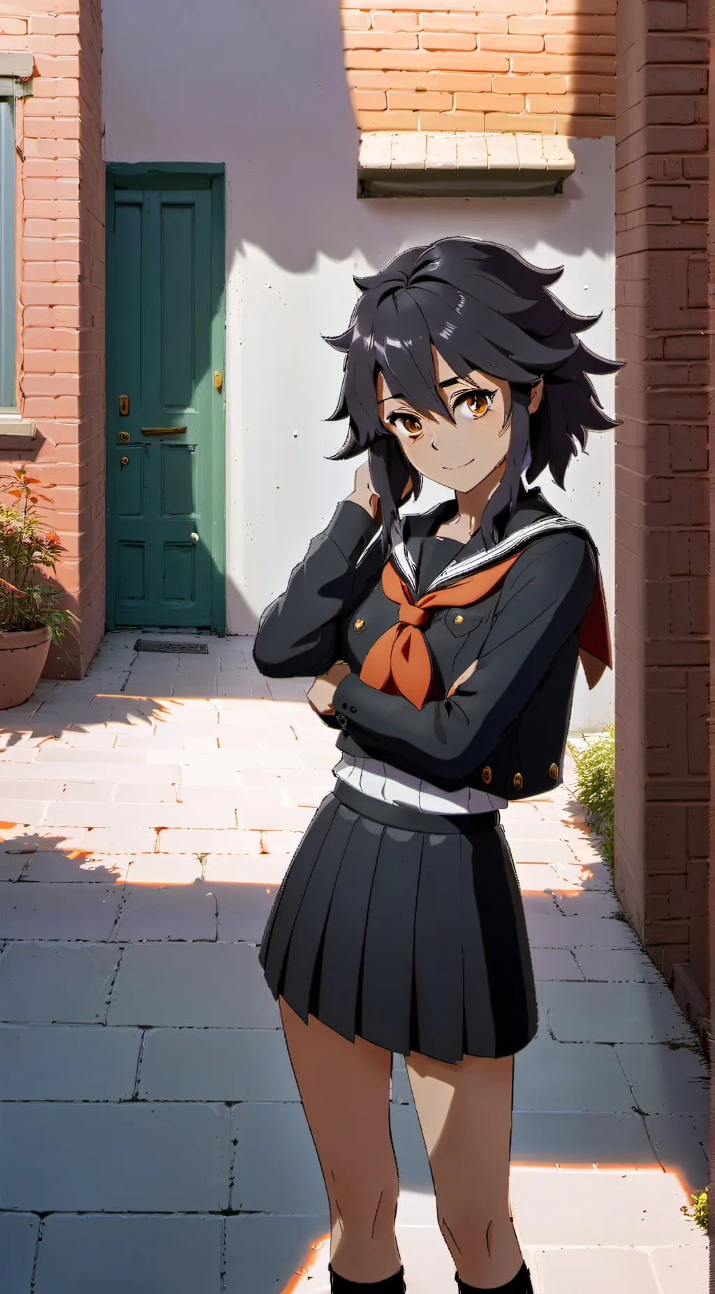 ai character: Matoi ryuko background
