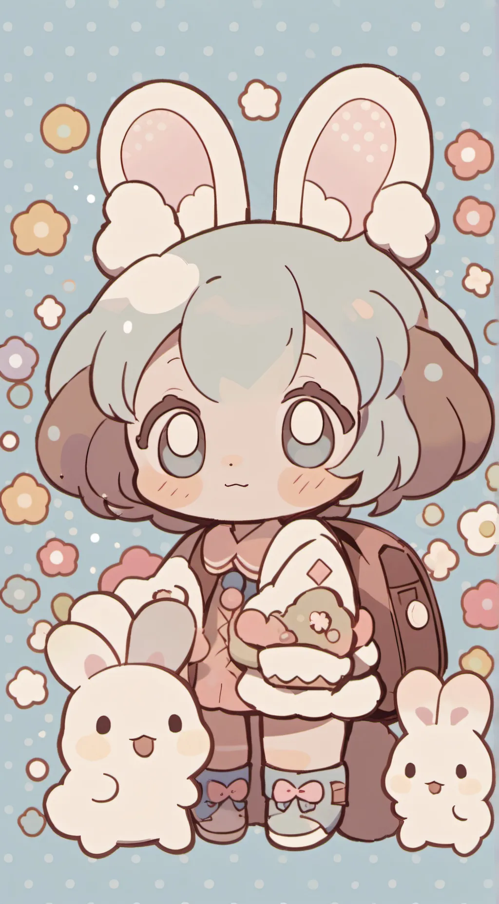 ai character: cinnamonroll background
