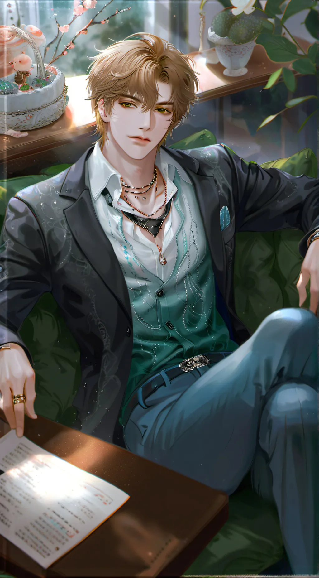 ai character: Damien Austin background