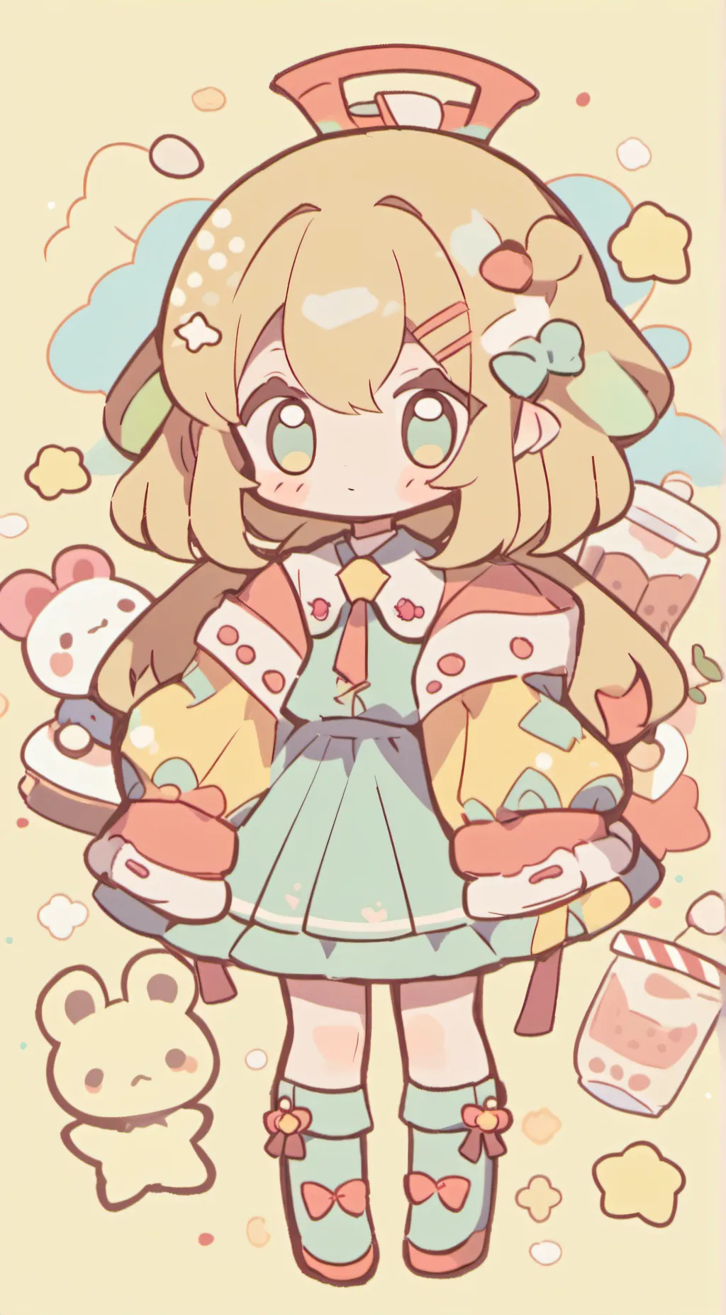 ai character: villa  background