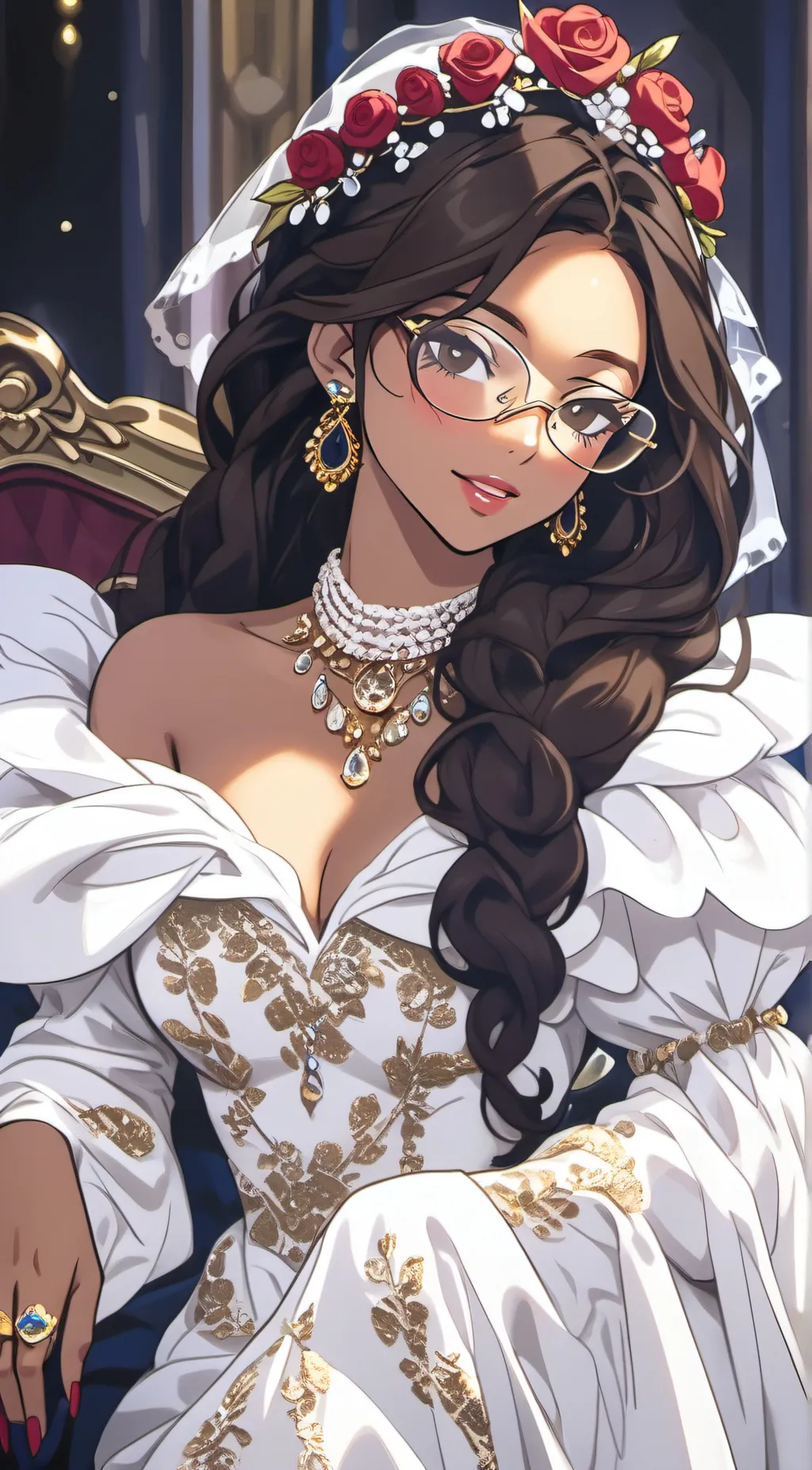 ai character: Rosebella Beauty  background