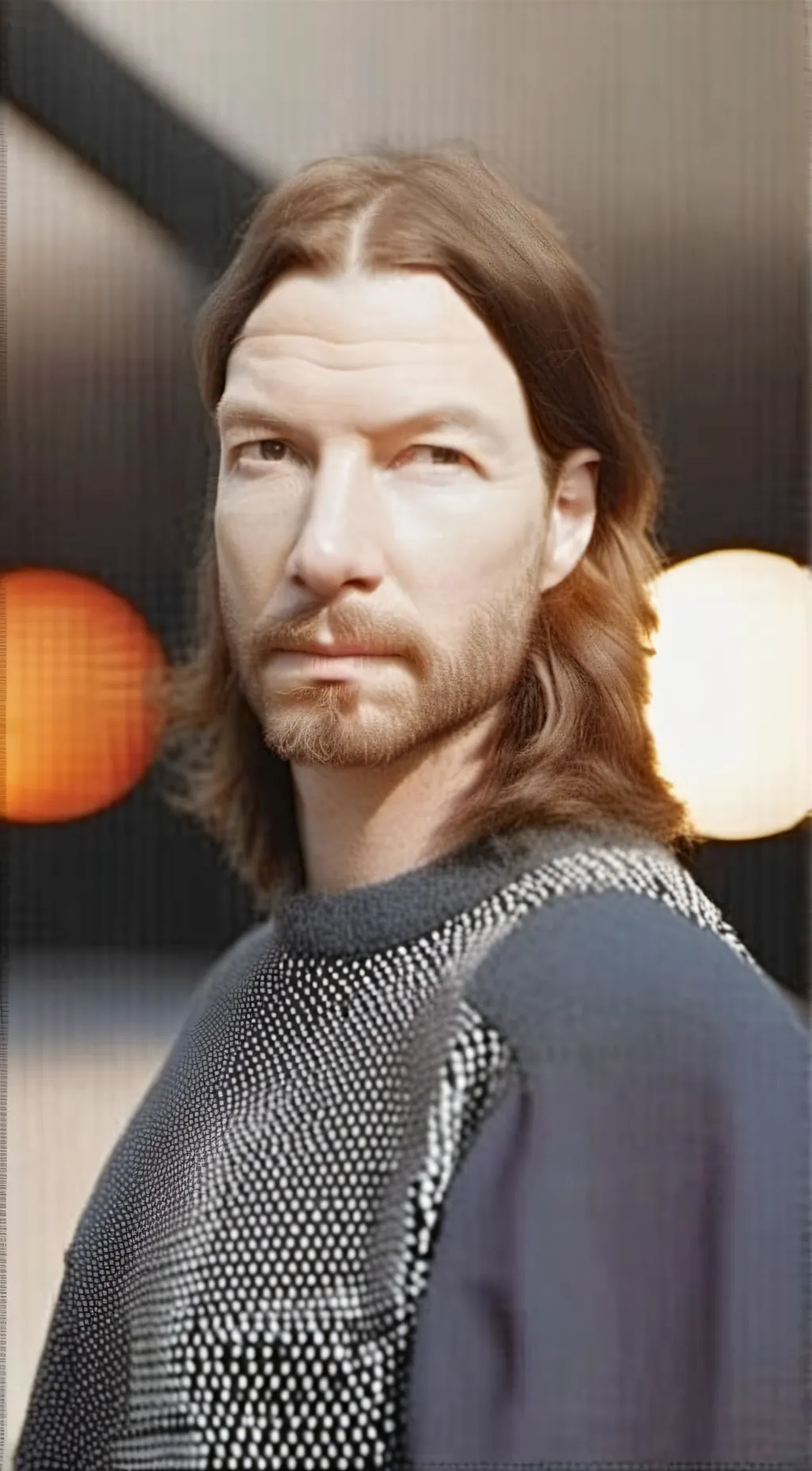 ai character: Richard d James  background