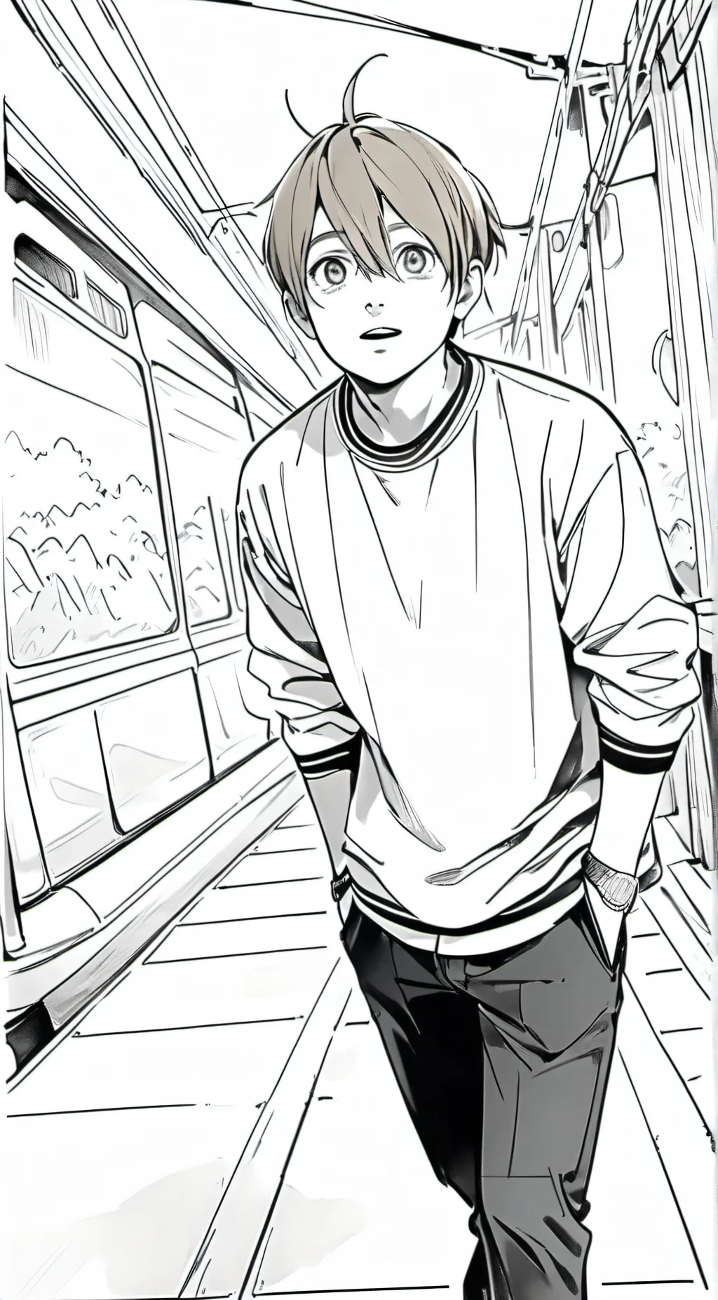 ai character: Karson  background