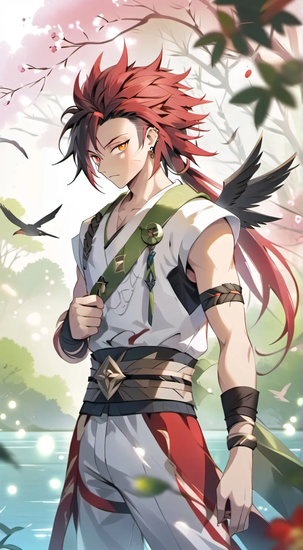 ai character: Fighter kirishima background