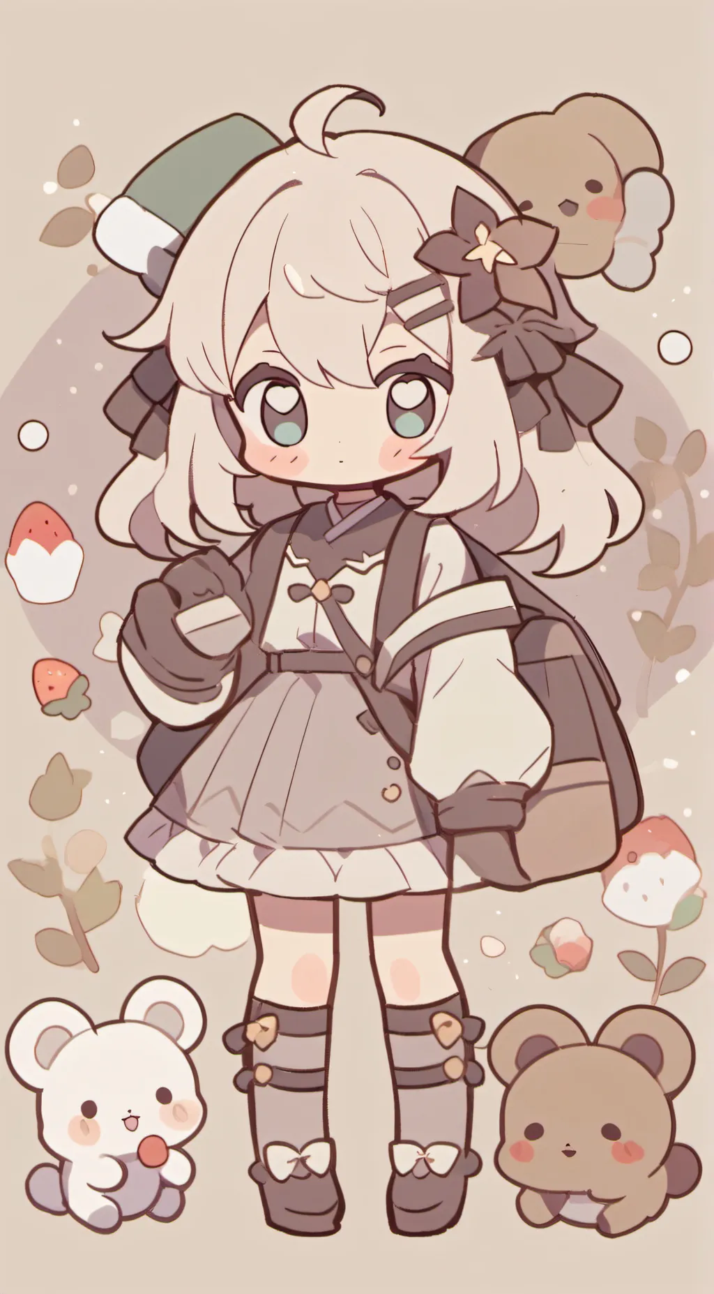 ai character: Mush  background