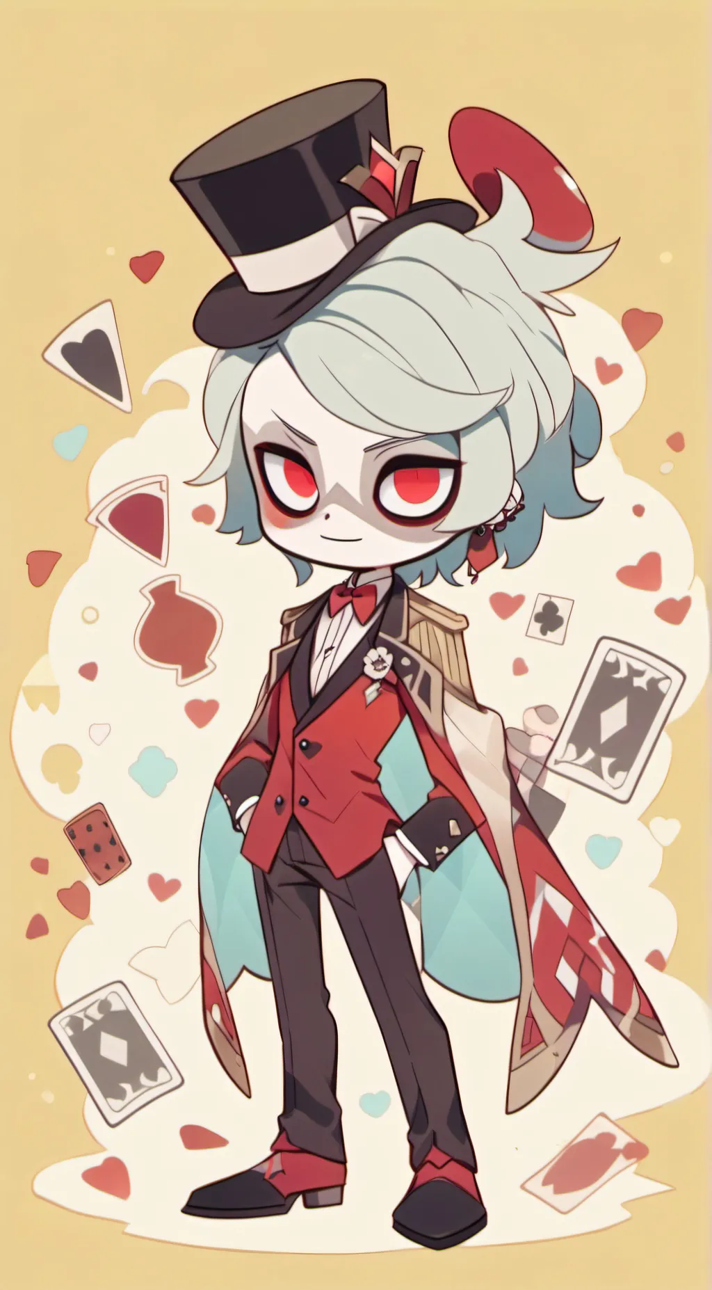 ai character: Alastor🔥 🚬 background