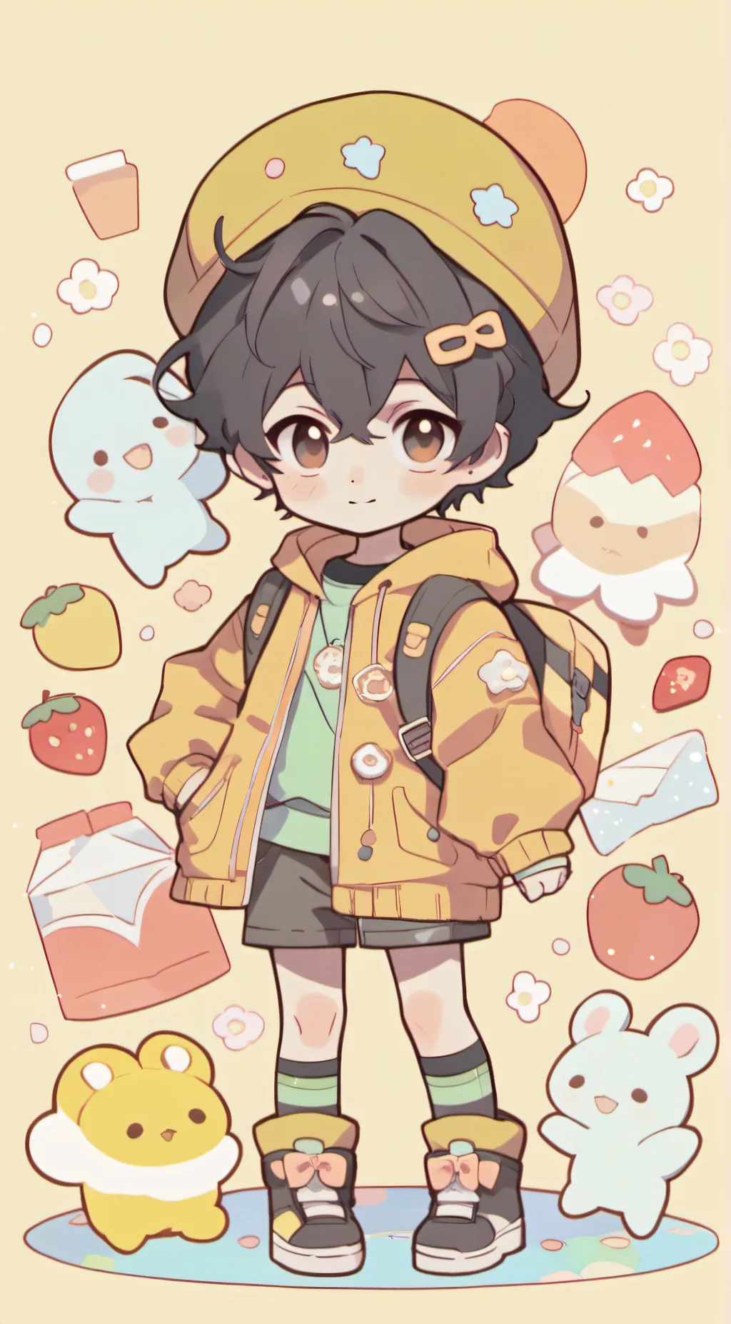 ai character: Olly background